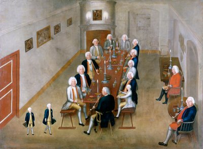 普鲁士的弗雷德里克威廉一世吸烟委员会，第17378页 作者 乔治·利修斯基